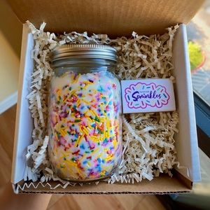 Eco-friendly Lemon Sprinkle Candle gift box
